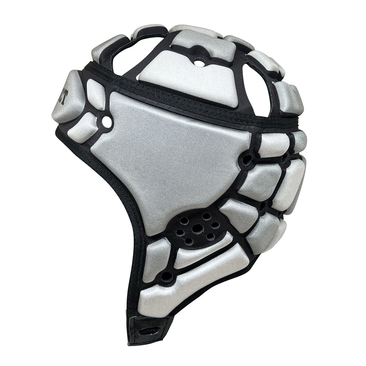 Casque de rugby Impact Motif carré Gris et blanc 2/2