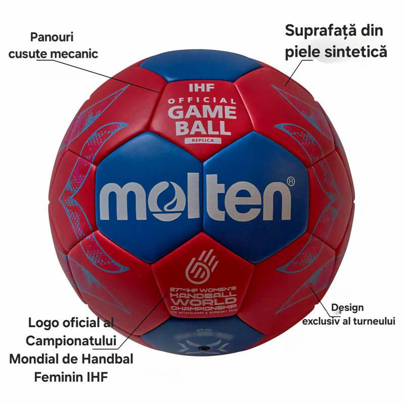Bola de treino replica Molten IHF Championnat du monde 2025 4/4