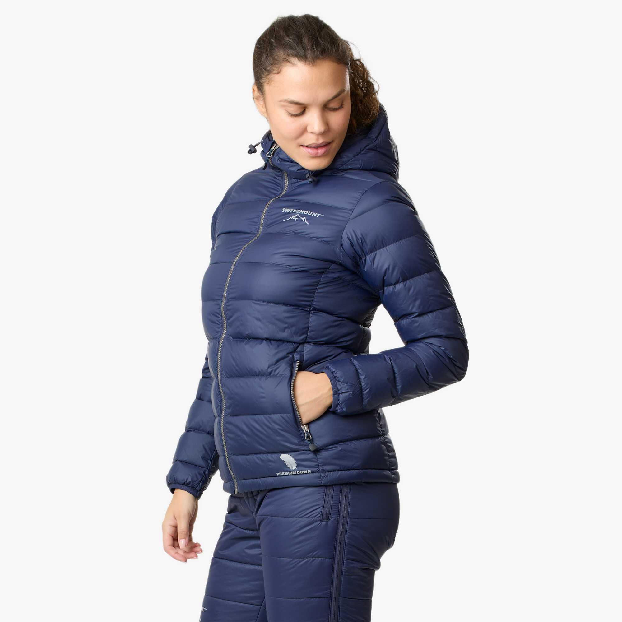 Doudoune randonnée femme déperlante coupe-vent Östersund 2.0 3/6
