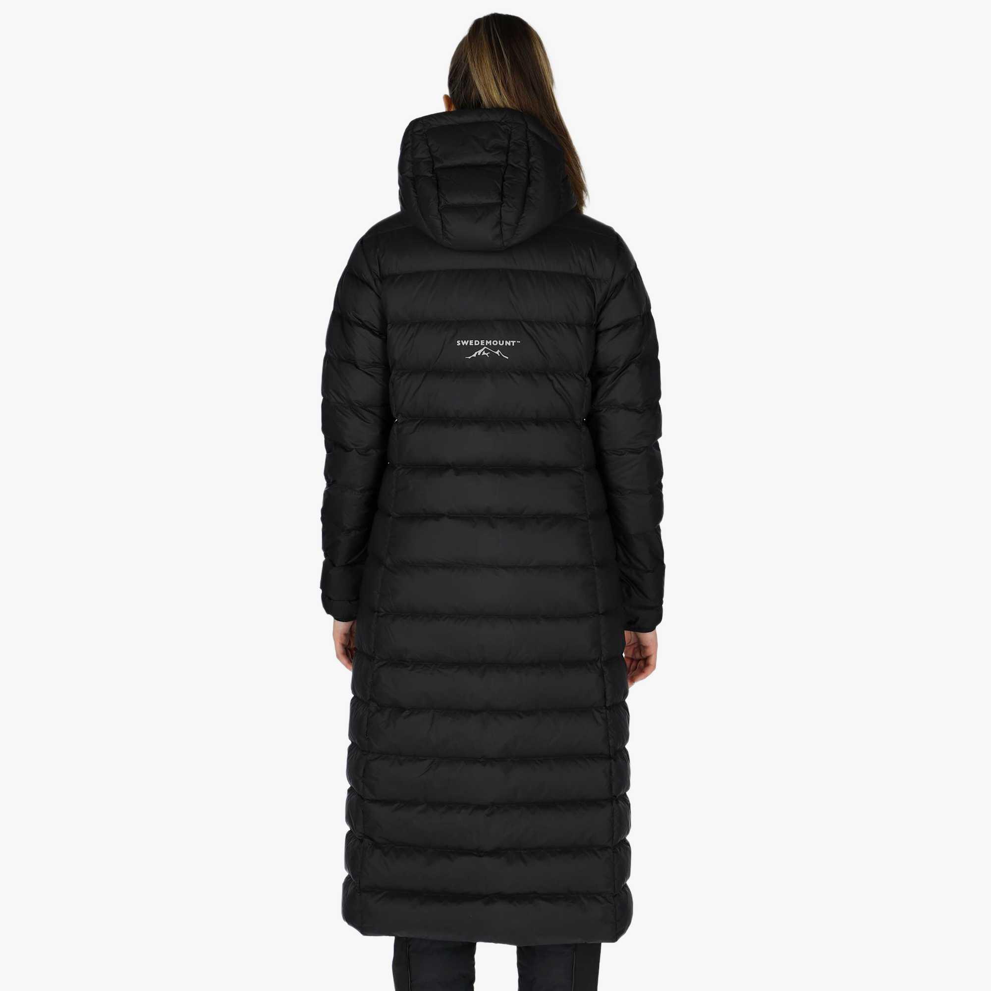 Doudoune randonnée femme coupe-vent respirante Östersund Long Coat 2/8