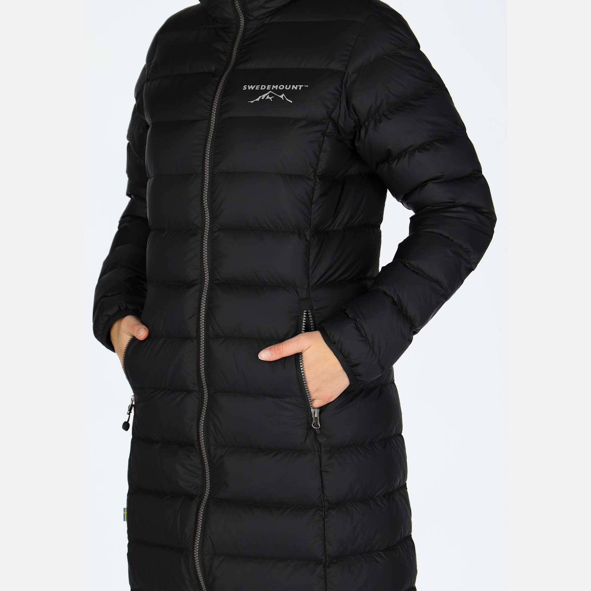 Doudoune randonnée femme coupe-vent respirante Östersund Long Coat 6/8