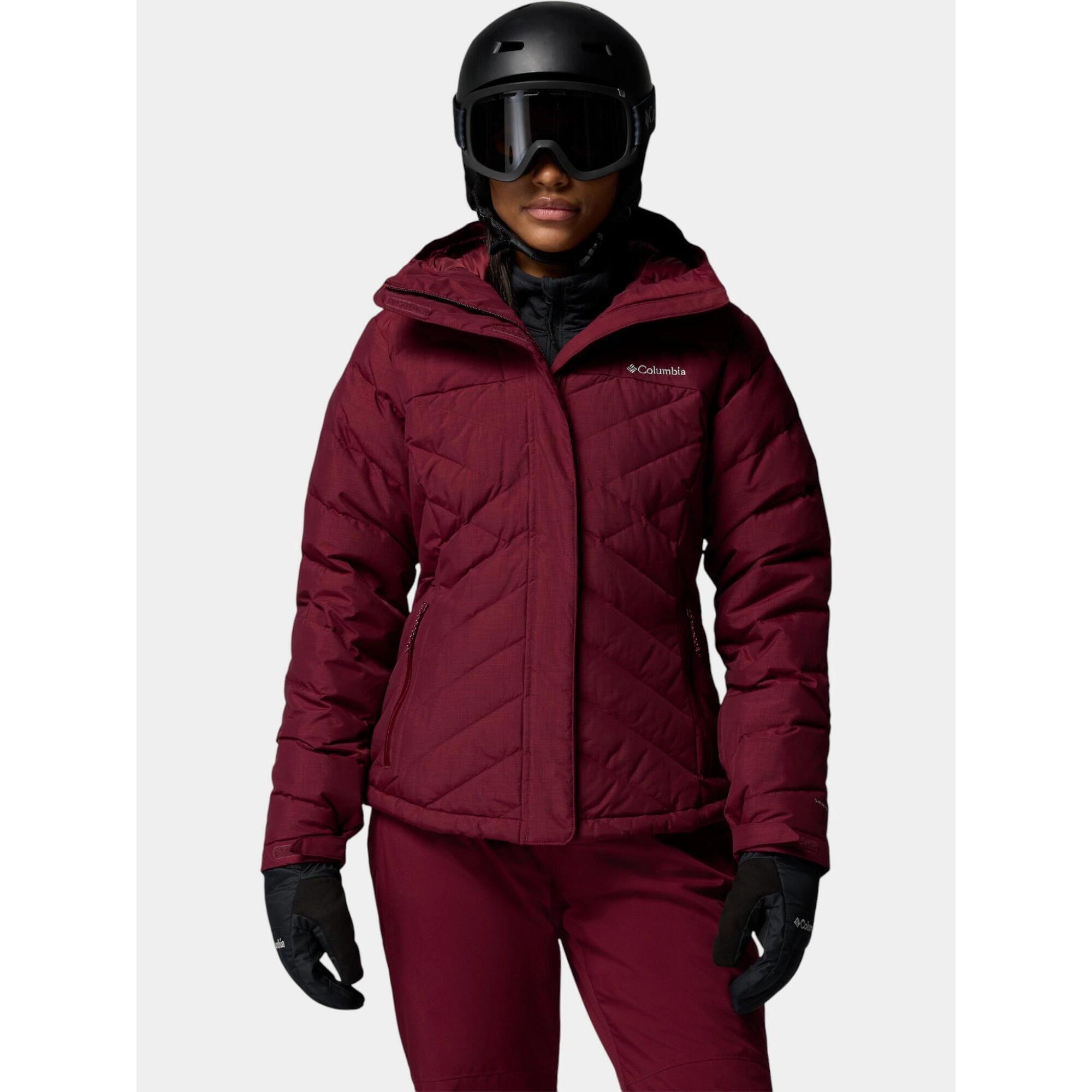 Columbia - Manteau D'Hiver Femme Lay D V - Doudoune Synthétique - Rouge - Decathlon