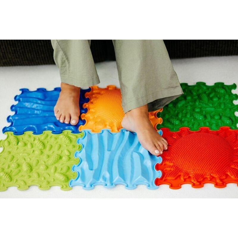 Saltea Senzorială Masaj Set 6 Piese Puzzle Senzorial