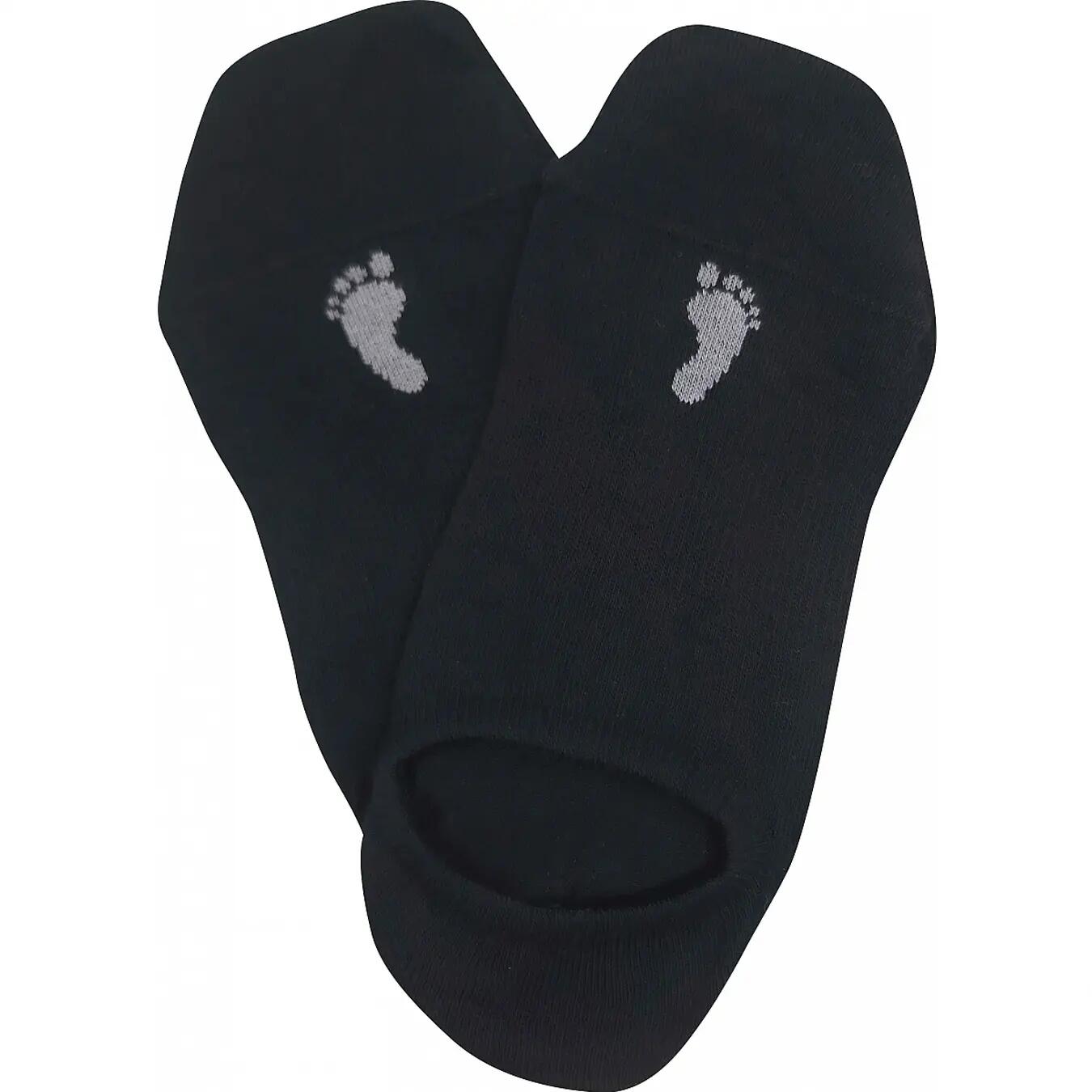 Meias Barefoot Invisible Black - Tamanho 43-46 2/2