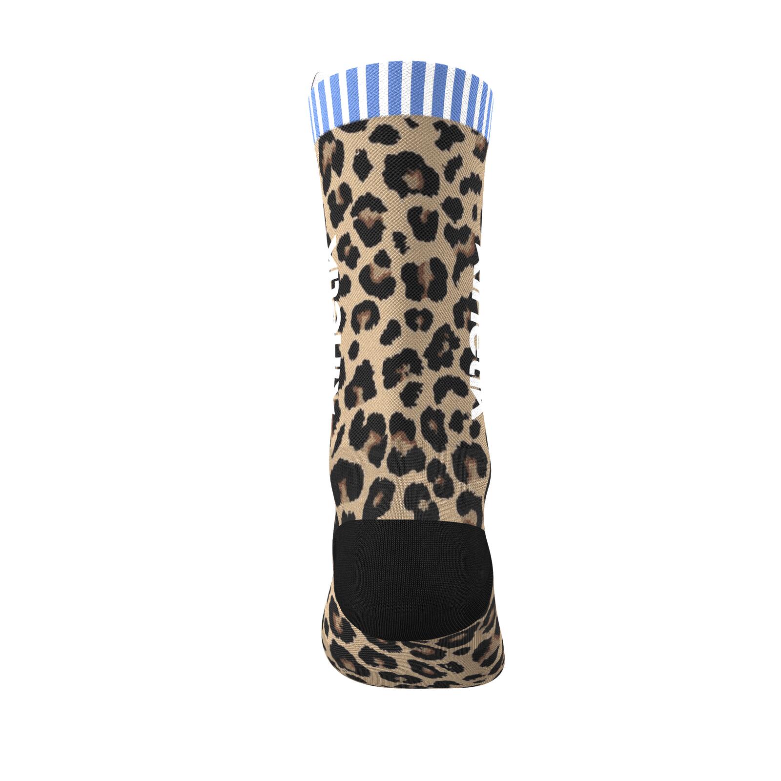 CHAUSSETTE DE TRAIL RUNNING FULLKROSS SOCKS LEOPARD X MARINIÈRE 6/6