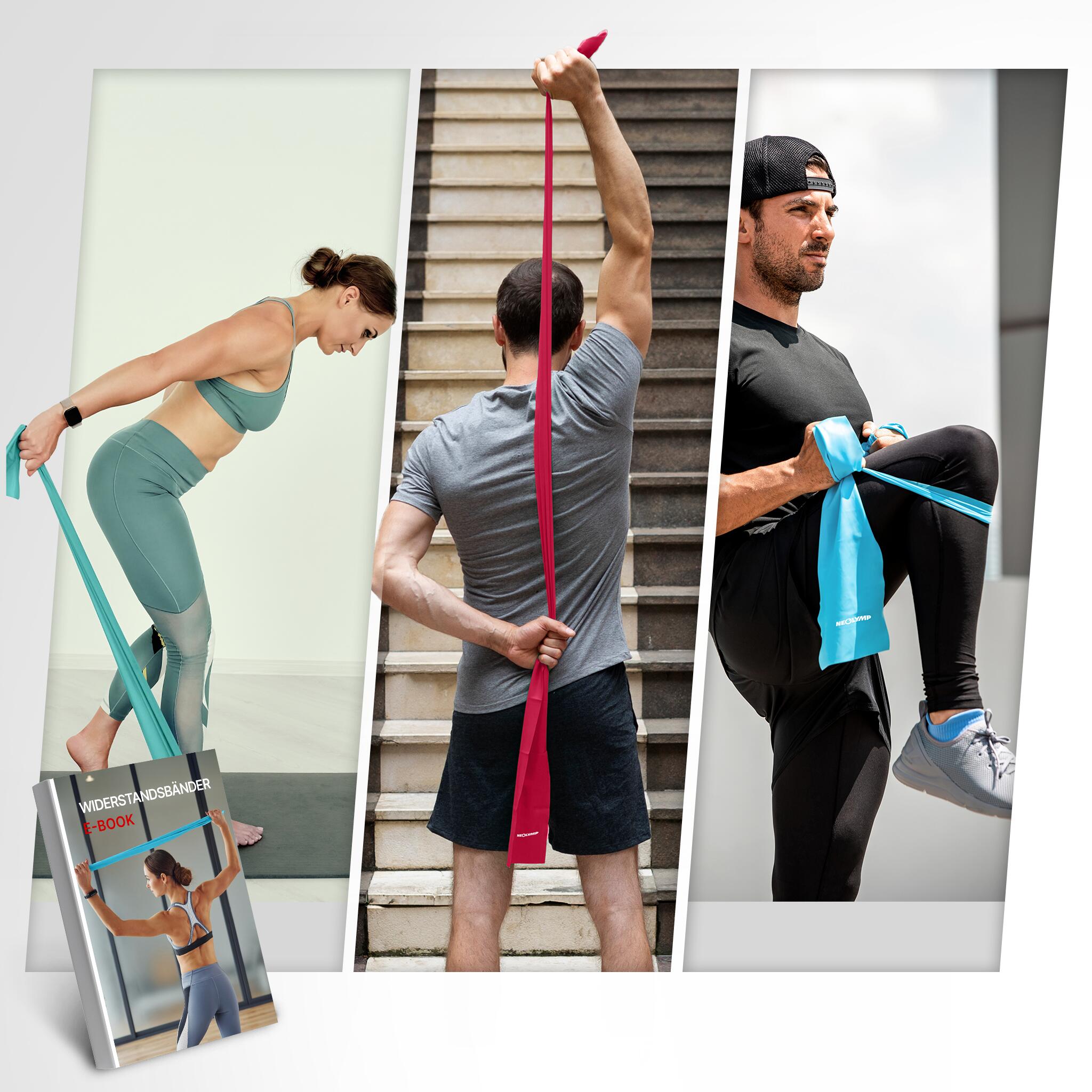 Latexfreie Widerstandsbänder für Gelenkschonendes Training & Rehabilitation 3/7