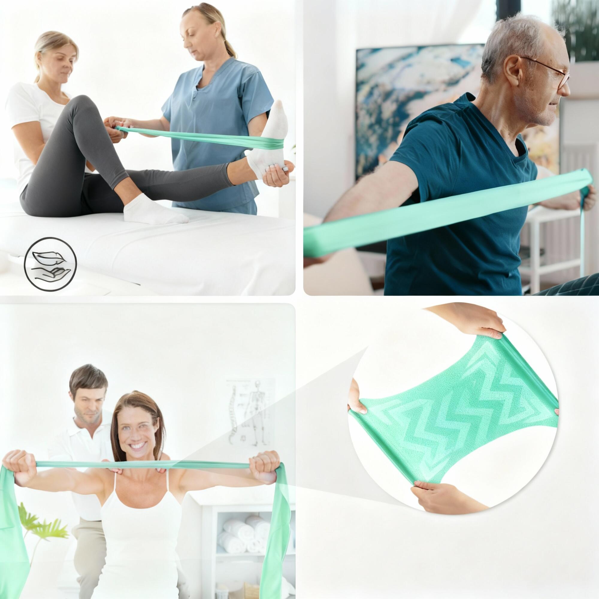 Latexfreie Widerstandsbänder für Gelenkschonendes Training & Rehabilitation 5/7