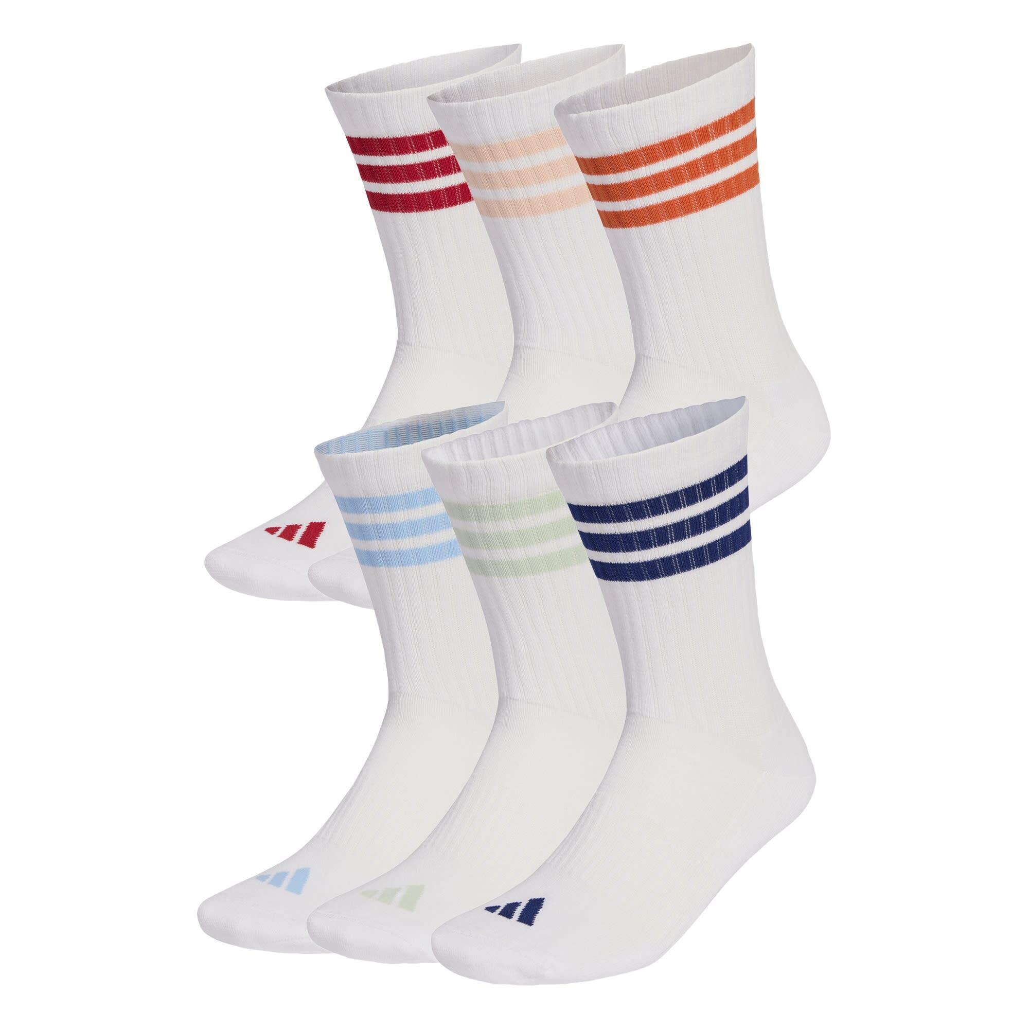ADIDAS Ponožky 3-Stripes Essentials Cushioned Crew – 6 párů
