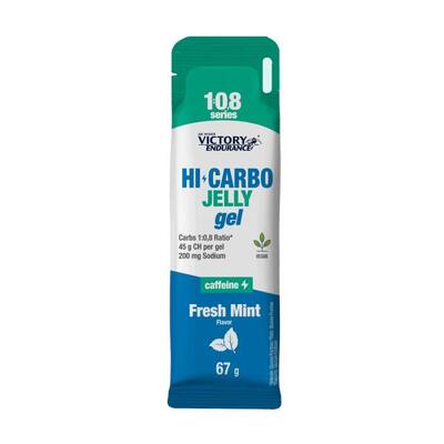 Gel Hi Carbo Jelly Gel con caffeina 1:08 - 67 g Menta Victory Endurance