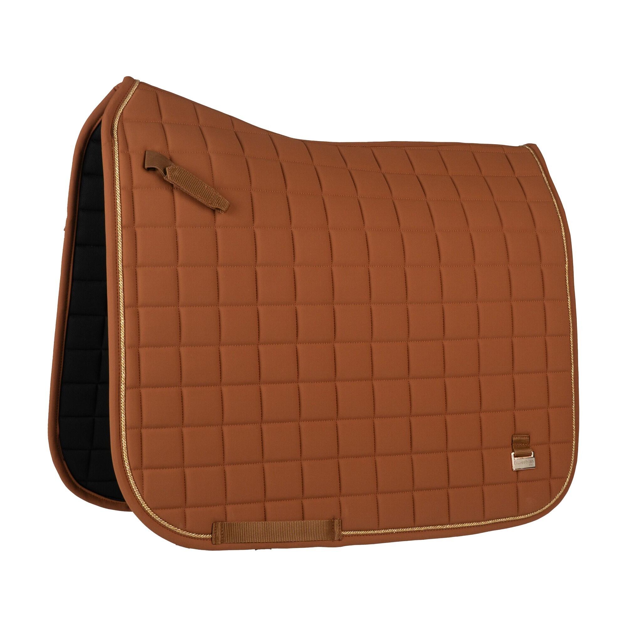 Horka - Tapis De Dressage Pour Cheval Horka Deluxe - Tapis De Selle - Marron|orange - Ps - Decathlon