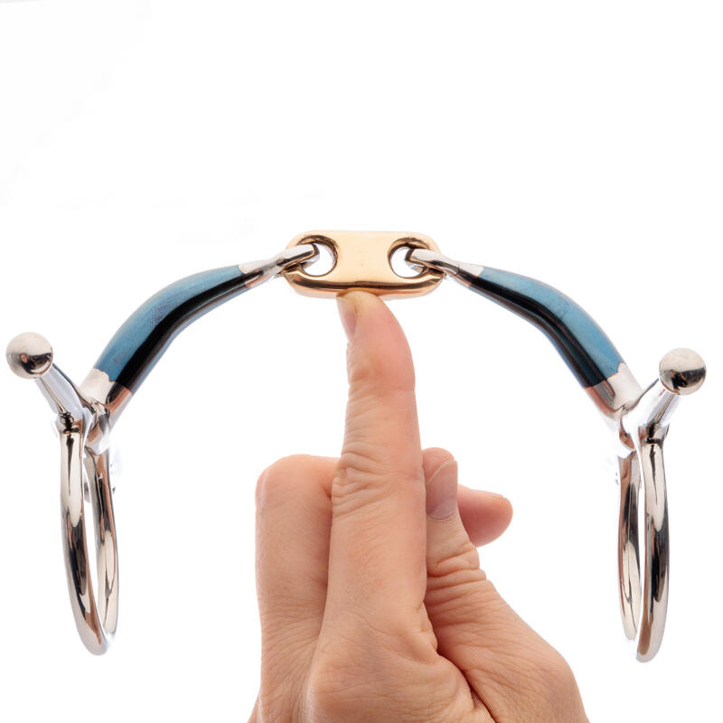Mors de doble brida para caballo de doble bloqueo Kavalkade Ergonomic 4/4