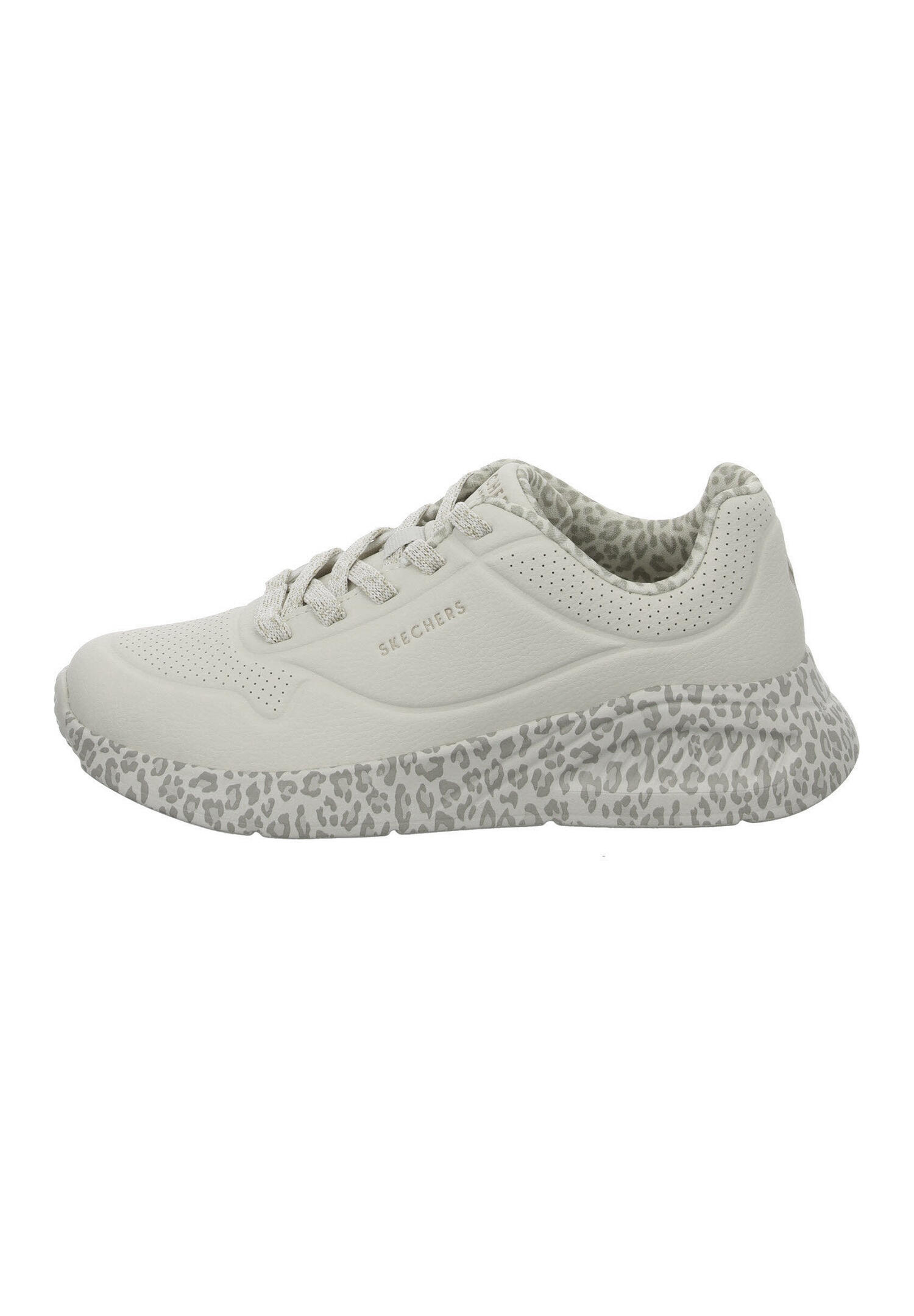 Skechers Damen UNO Lite Subtle Prints Sneaker 177293 OFWT Weiß 2/7