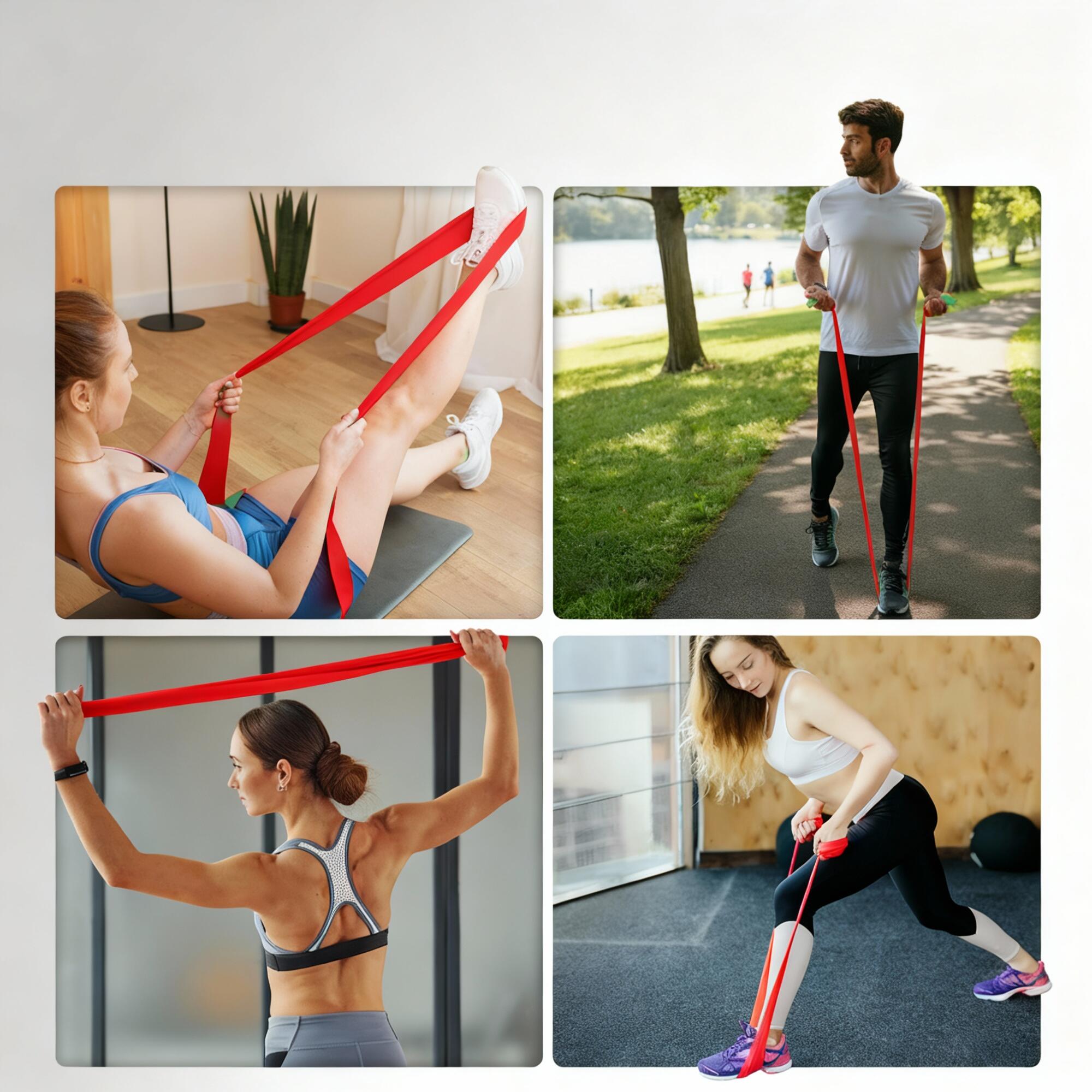 Latexfreie Widerstandsbänder für Gelenkschonendes Training & Rehabilitation 7/7