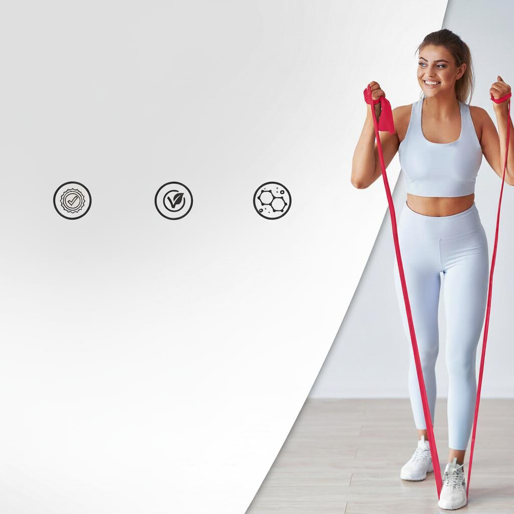 Latexfreie Widerstandsbänder für Gelenkschonendes Training & Rehabilitation 6/7