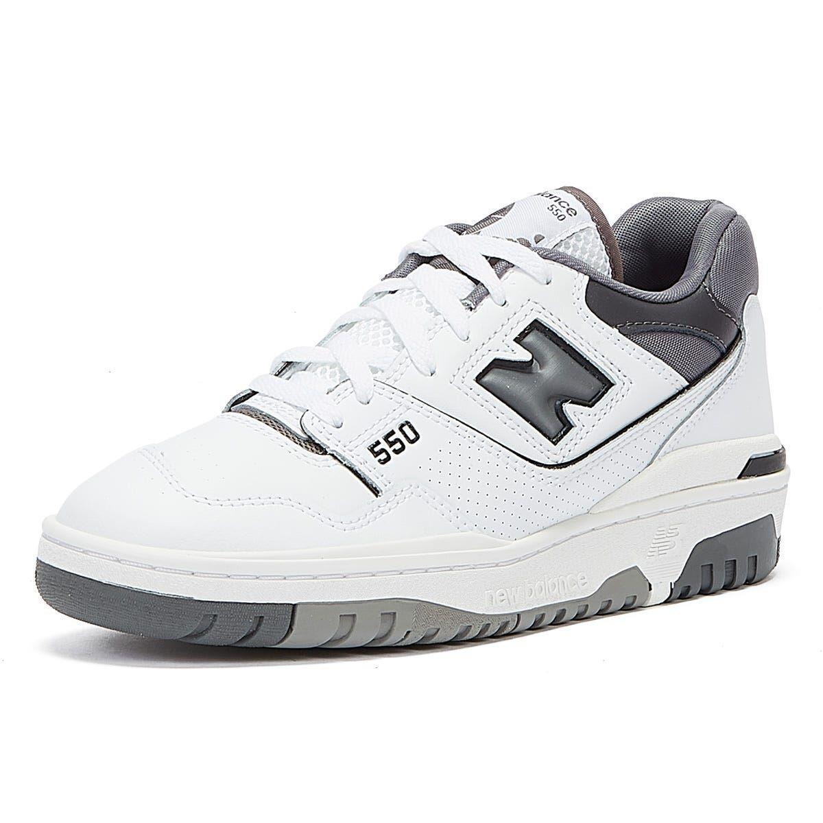 Scarpe - Basket - Unisex - Stile retrò, versatili - 550 - bianco/grigio scuro 3/6