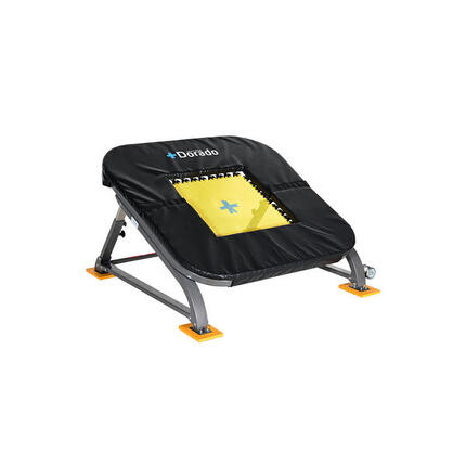 Minitramp Dorado 36 Federn, gelbes Sprungtuch Trampolin Unisex