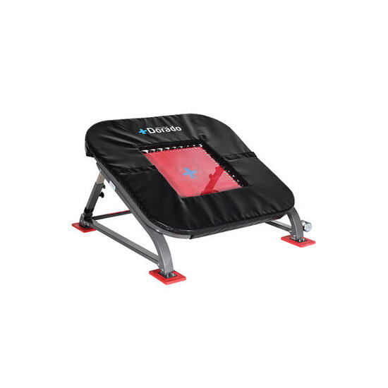 Minitramp Dorado 40 Federn, rotes Sprungtuch Trampolin Unisex