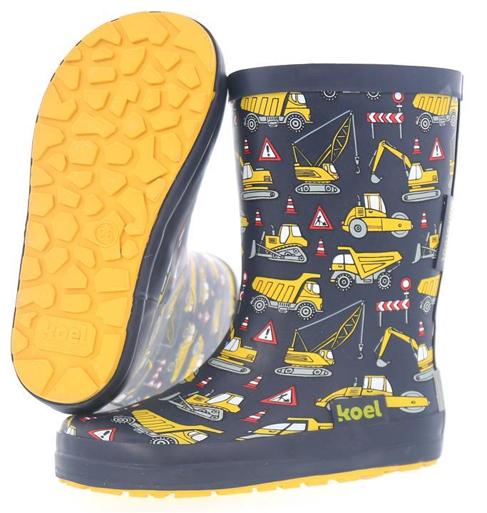 Koel4Kids Botas de Lluvia Tractor Azul - Talla 32 3/4