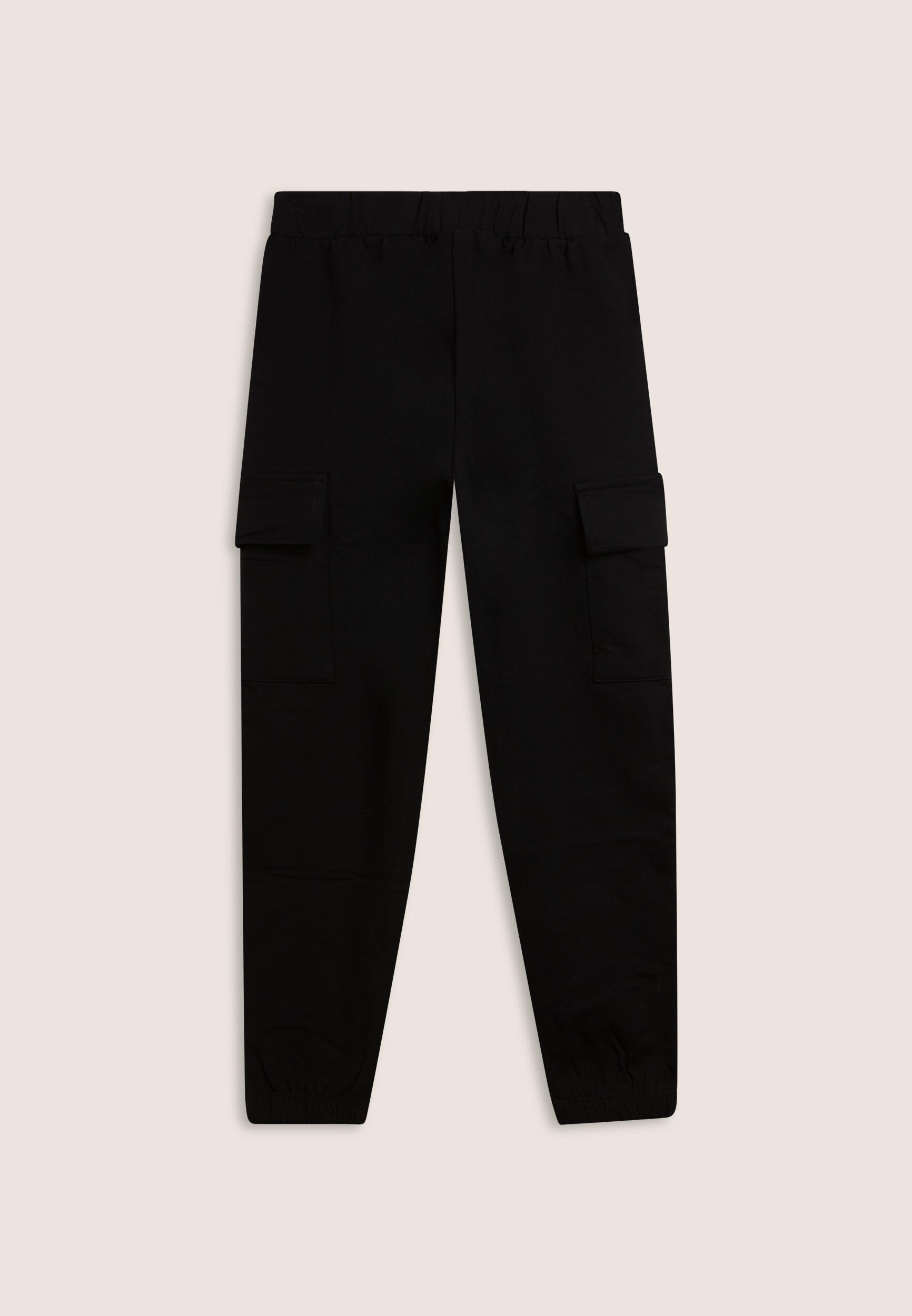 Pantalón cargo para niña con bolsillos en algodón elástico 2/3