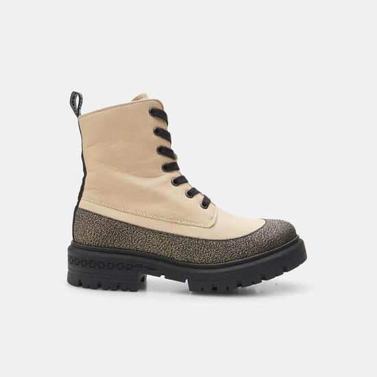 Stivaletti alte da donna in pelle