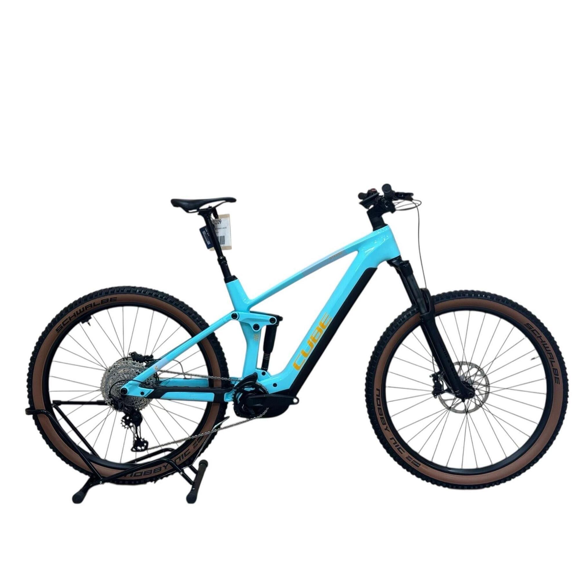 Cube - Reconditionné - Vtt Électrique Cube Stereo Hybrid 140 Race 750 - Comme Neuf - Vélo Tout Terrain - Bleu|noir - Grand - Decathlon