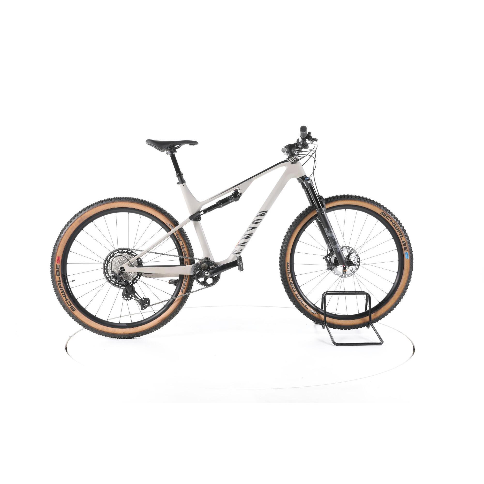 Canyon - Reconditionné - Canyon Lux Trail Cf 7 - Très Bon - Vélo Tout Terrain - Beige - Grand - Decathlon