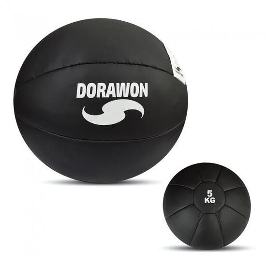 Medecine ball en cuir synthetique Dorawon