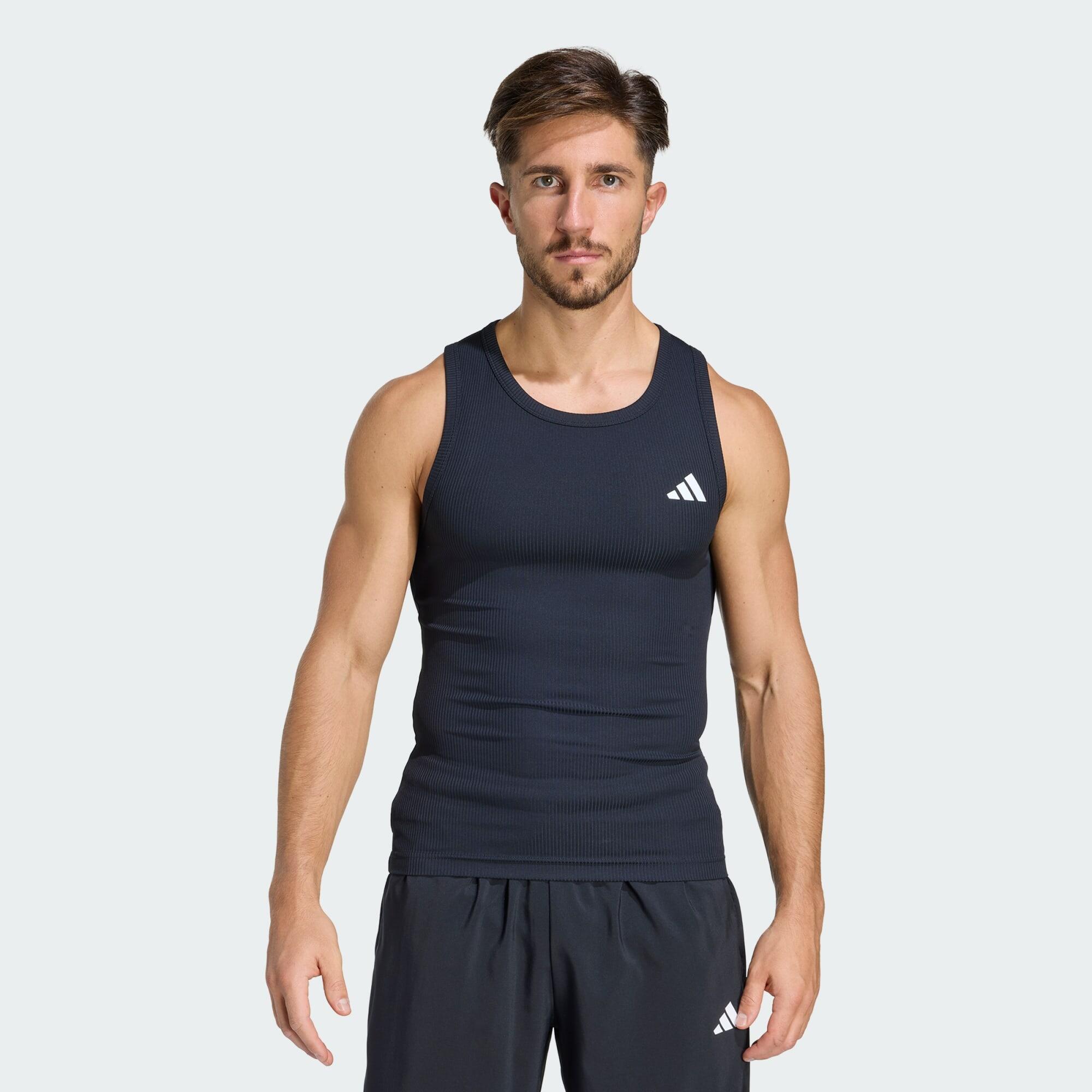 Adidas - Débardeurcôtelé Power Essentials Workout - Débardeur - Noir - Decathlon