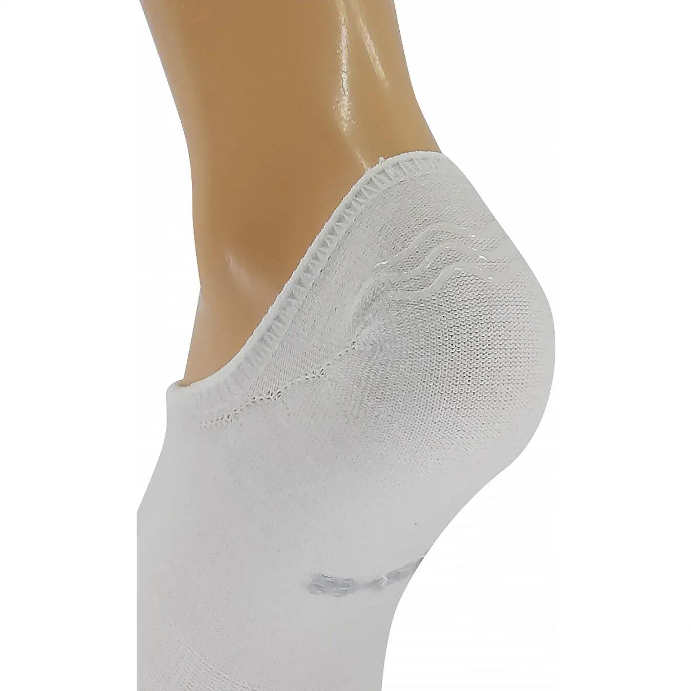 Meias Barefoot Invisible White - Tamanho 39-42 3/3