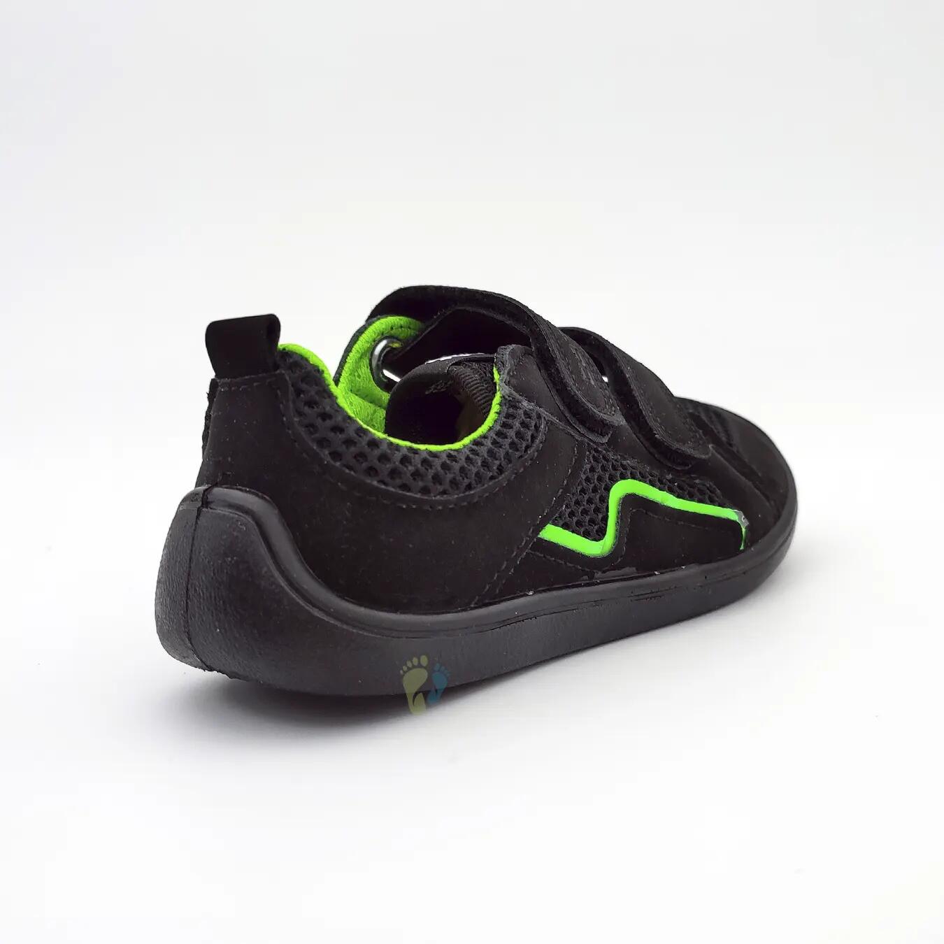 Bar3foot Sapatilhas Kansas Preto Verde - Tamanho 29 2/5