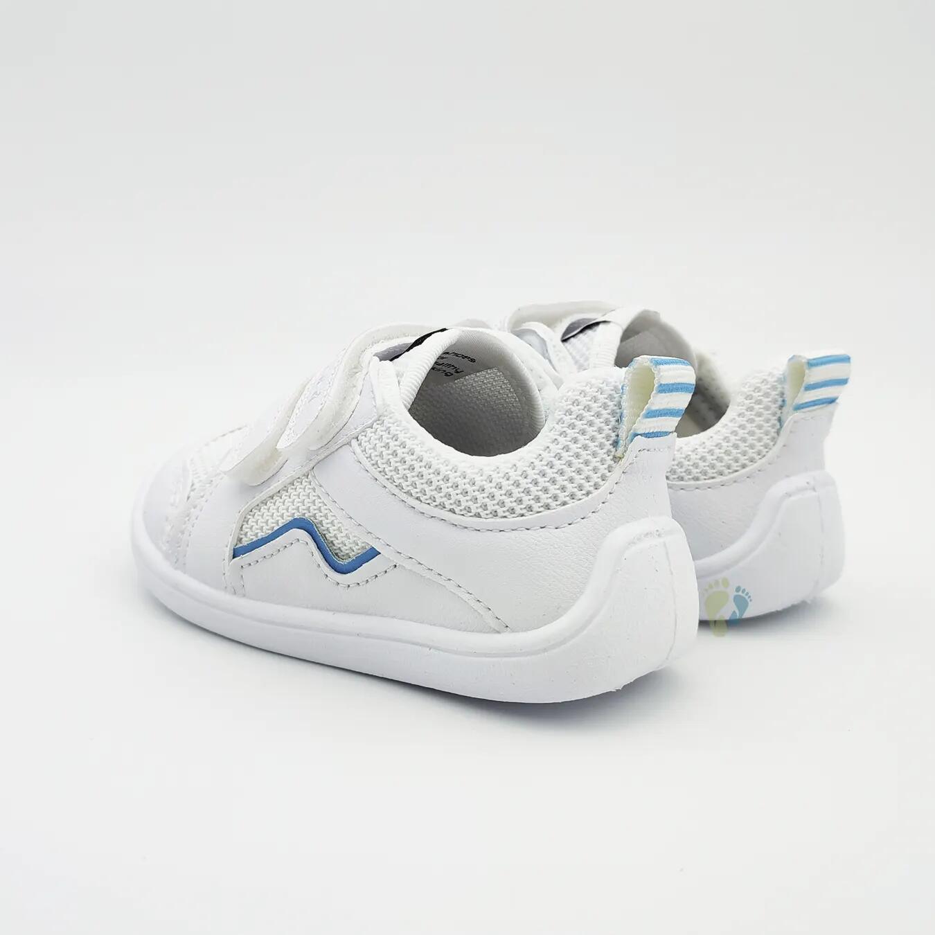 Bar3foot Sapatilhas Kansas Branco Azul - Tamanho 28 4/6