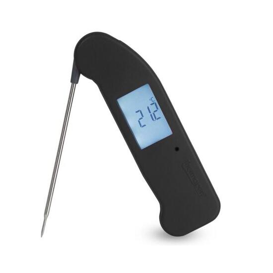 Thermapen ONE Schwarz – digitales Schnell-Thermometer für Küche & Grill