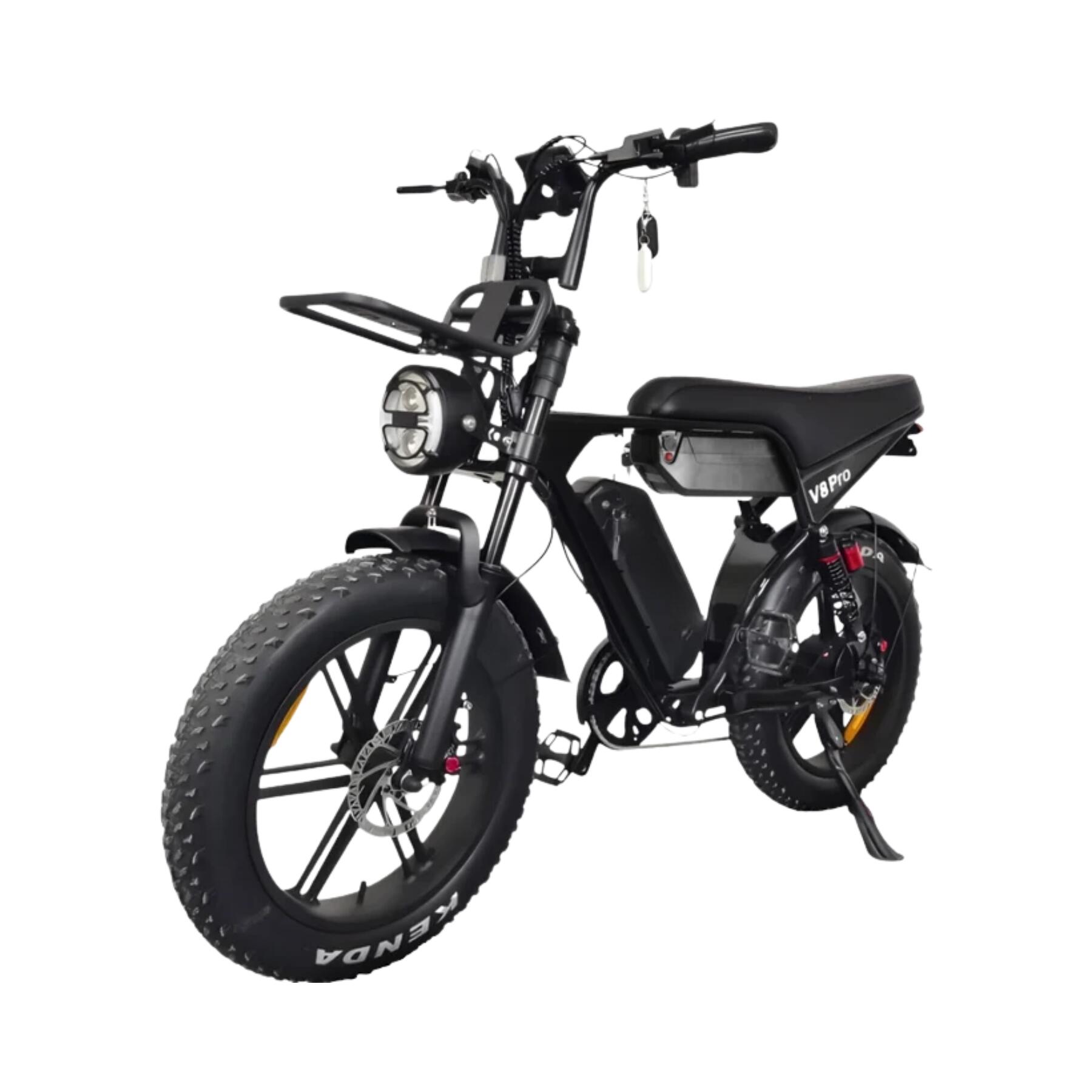 Ouxi V8 Pro Max Dubbele Accu E-bike, 250Watt motorvermogen, topsnelheid 25 km/u 3/7