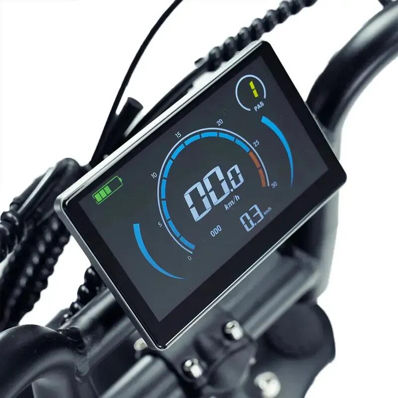 Ouxi V8 Pro Max Dubbele Accu E-bike, 250Watt motorvermogen, topsnelheid 25 km/u 7/7