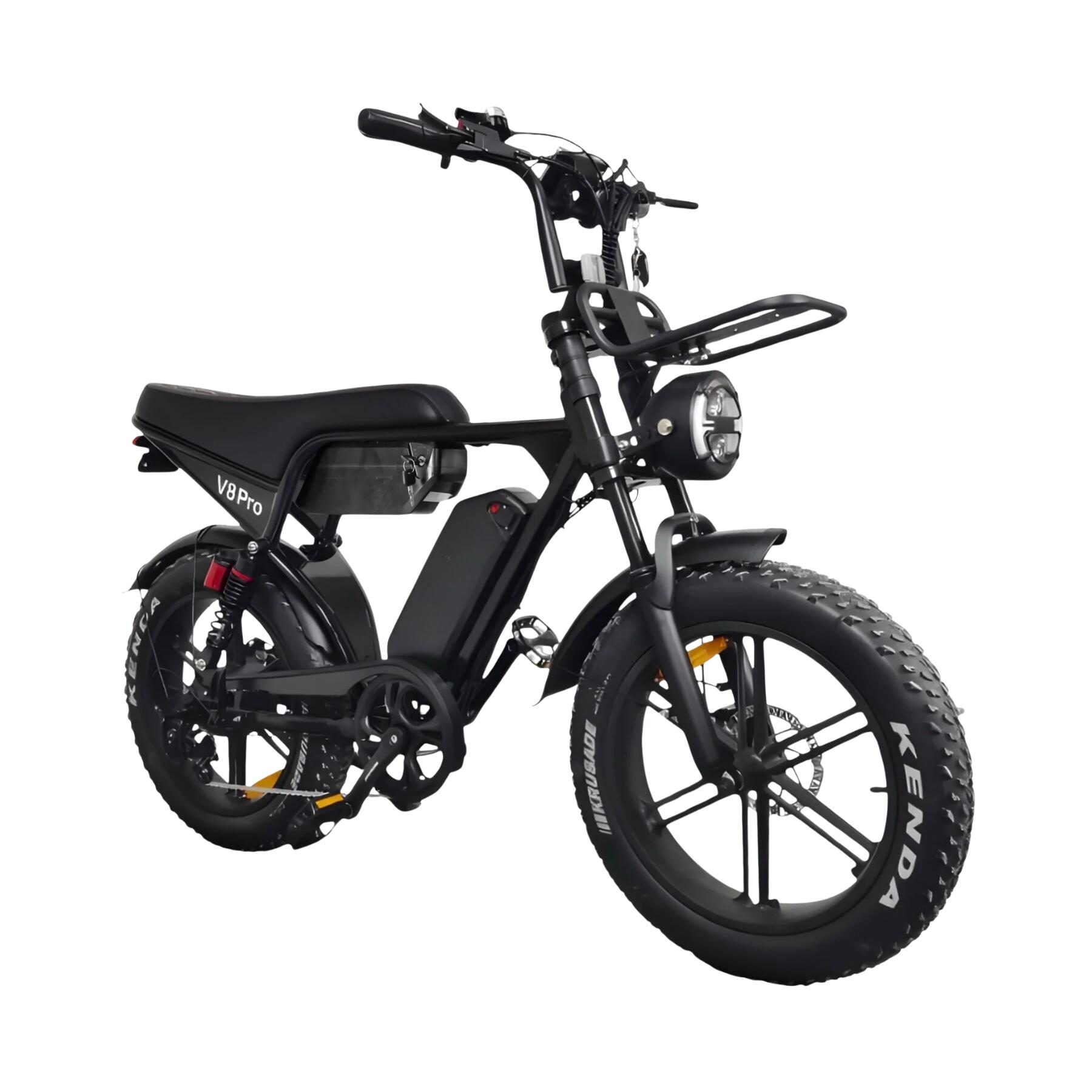 Ouxi V8 Pro Max Dubbele Accu E-bike, 250Watt motorvermogen, topsnelheid 25 km/u 4/7