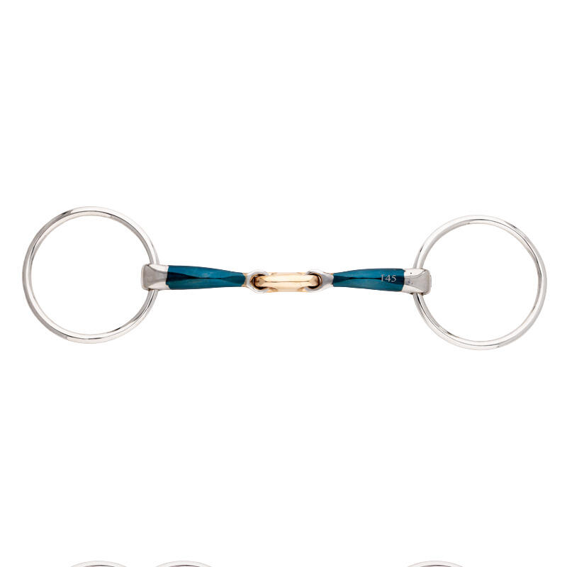 Morso a 2 anelli per cavalli con doppia rottura Kavalkade Bradoon Ergonomic 1/3