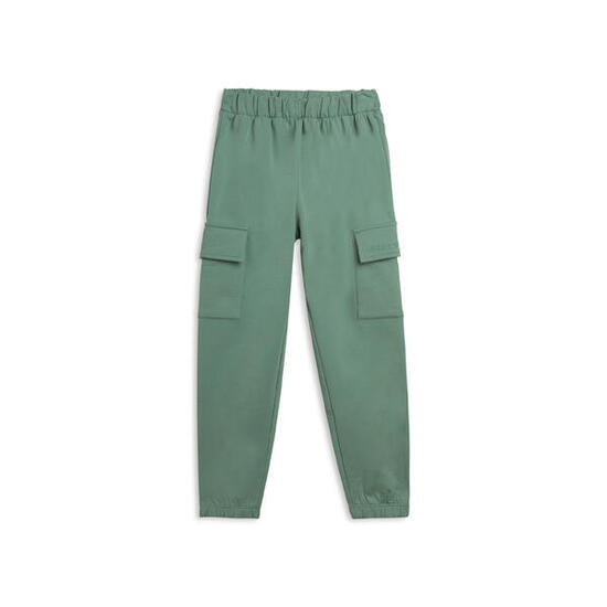 Pantaloni con tasche cargo bambina in cotone elasticizzato