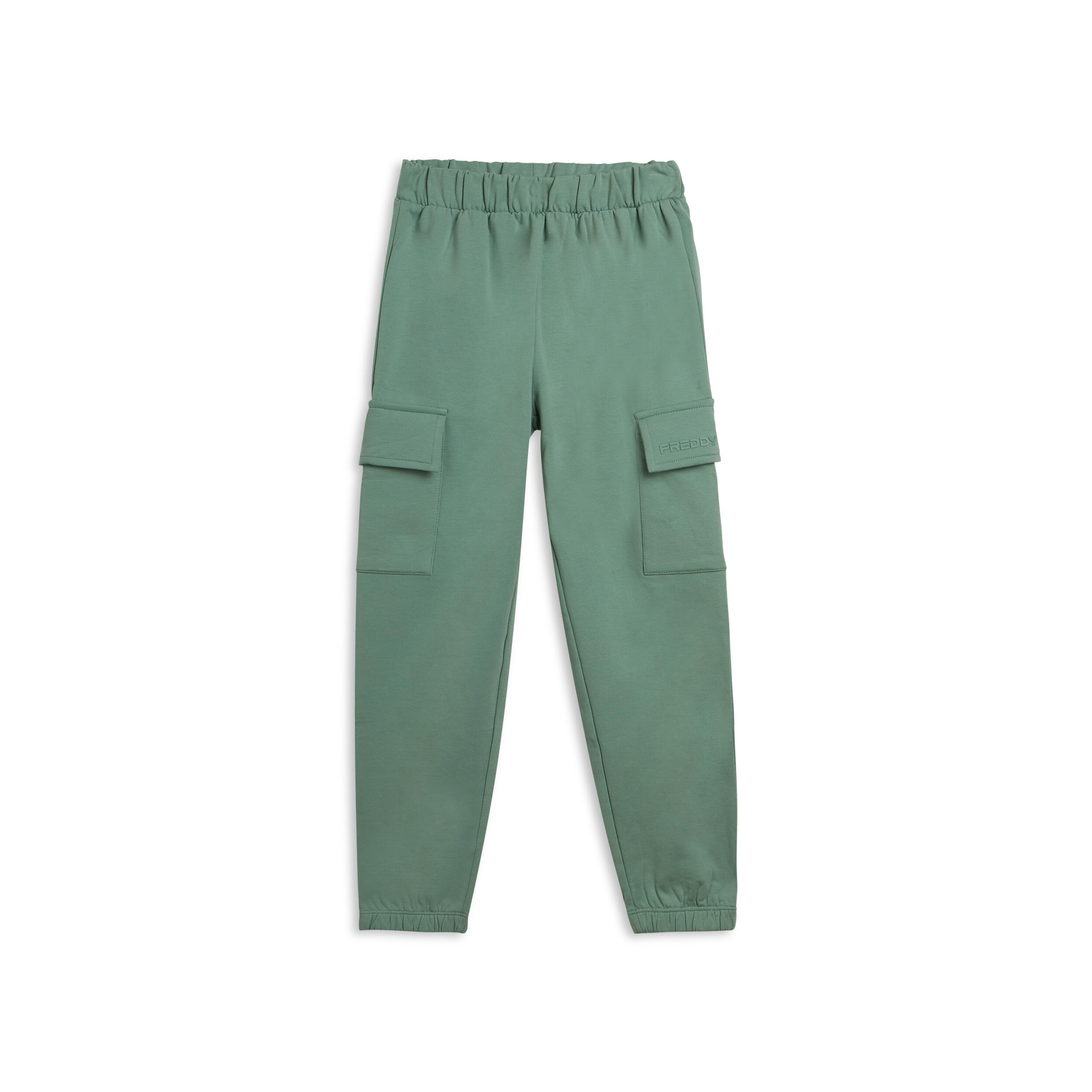 Freddy - Pantalon Cargo Pour Fille Avec Poches En Coton Extensible - Pantalons - Gris - Decathlon