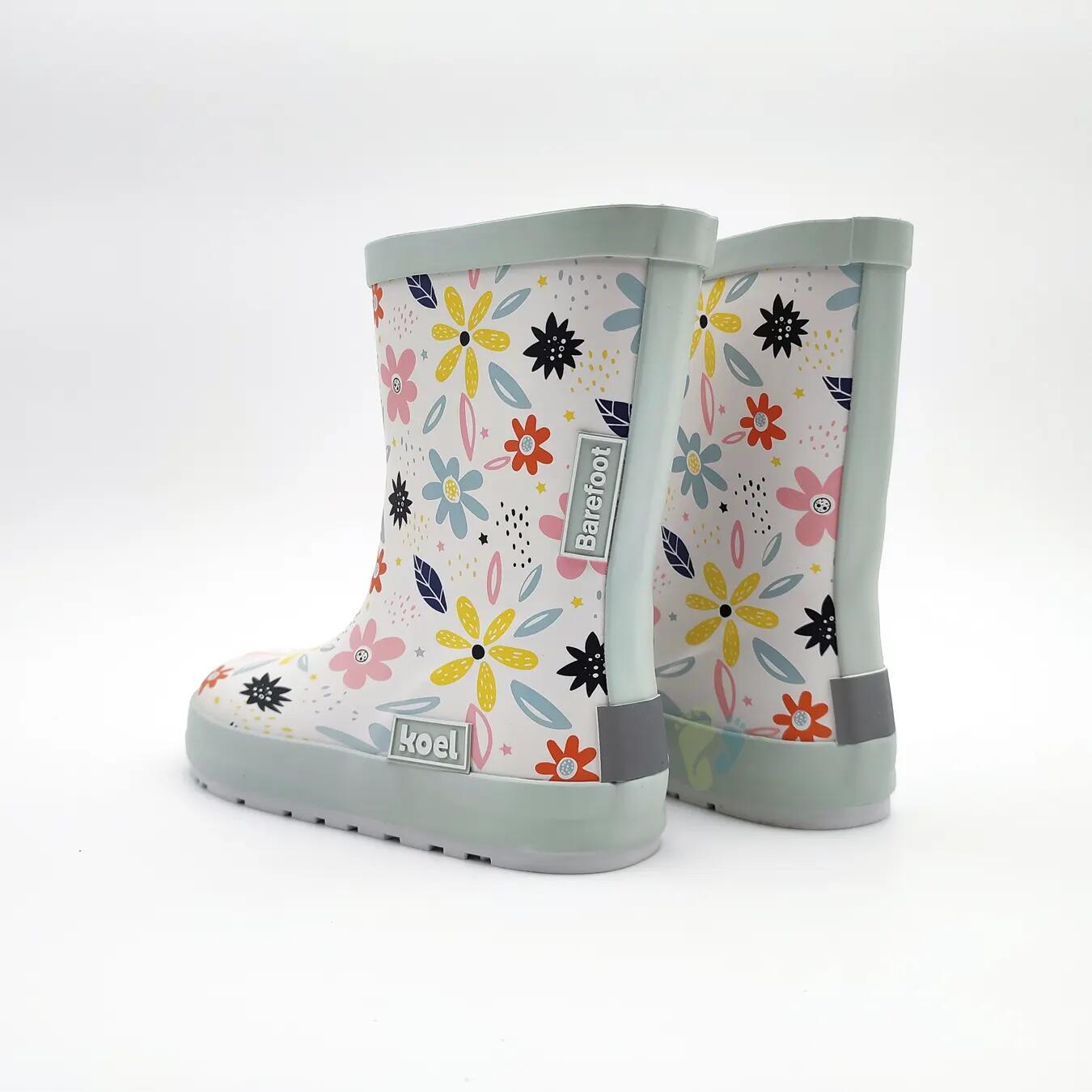 Koel Botas de Agua Flores - Talla 22 4/6