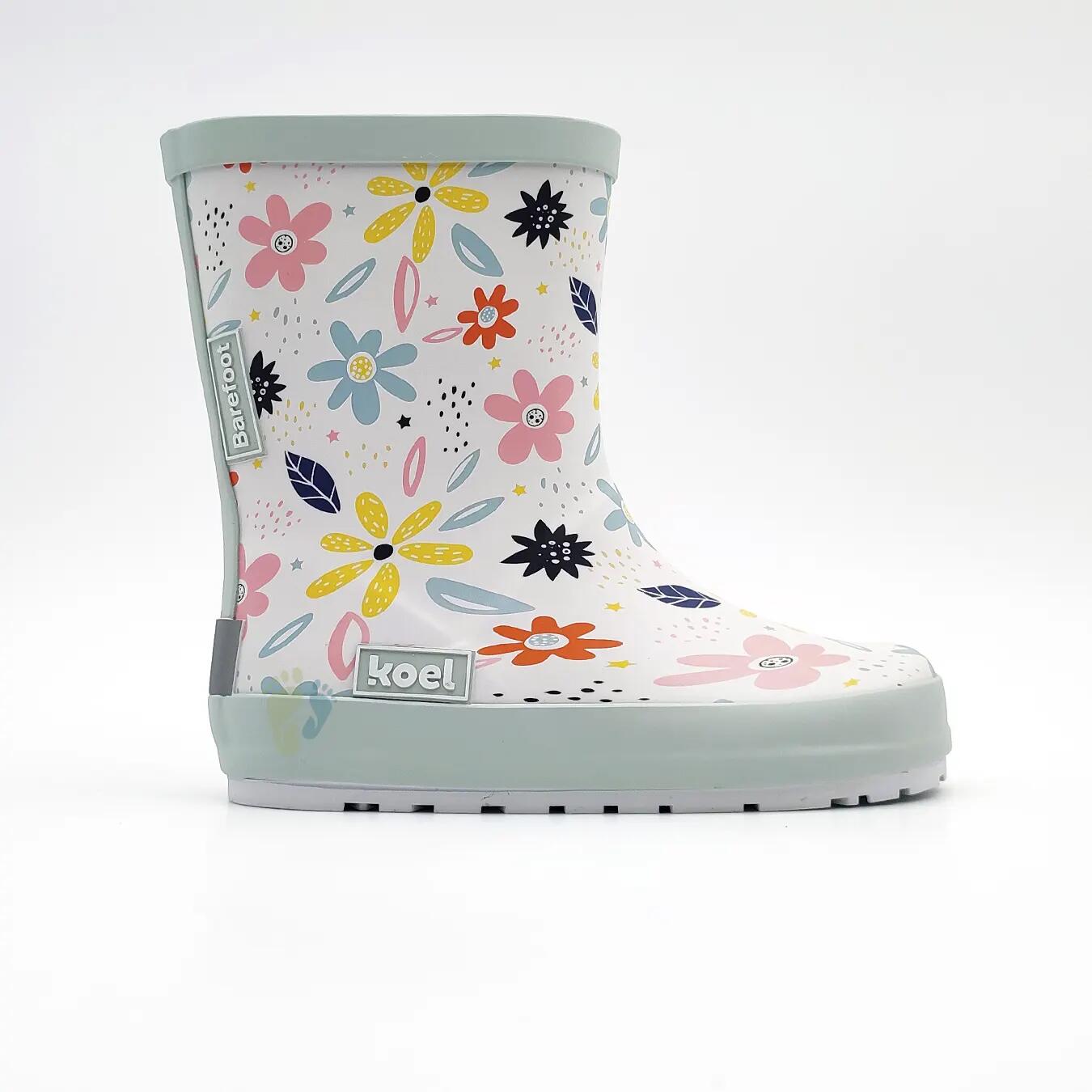 Koel Botas de Agua Flores - Talla 22 1/6