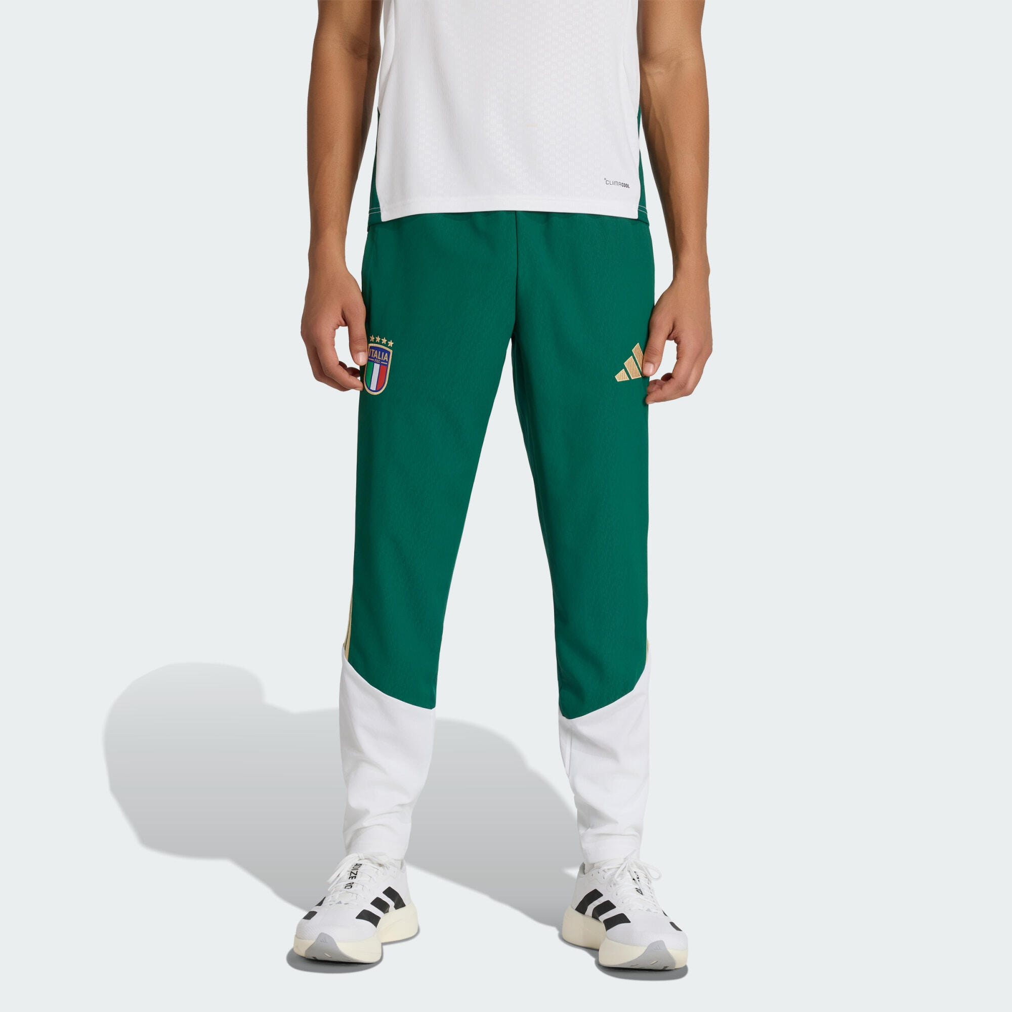 Adidas - Pantalon De Présentation Italie 26 Tiro - Pantalons - Vert - Decathlon