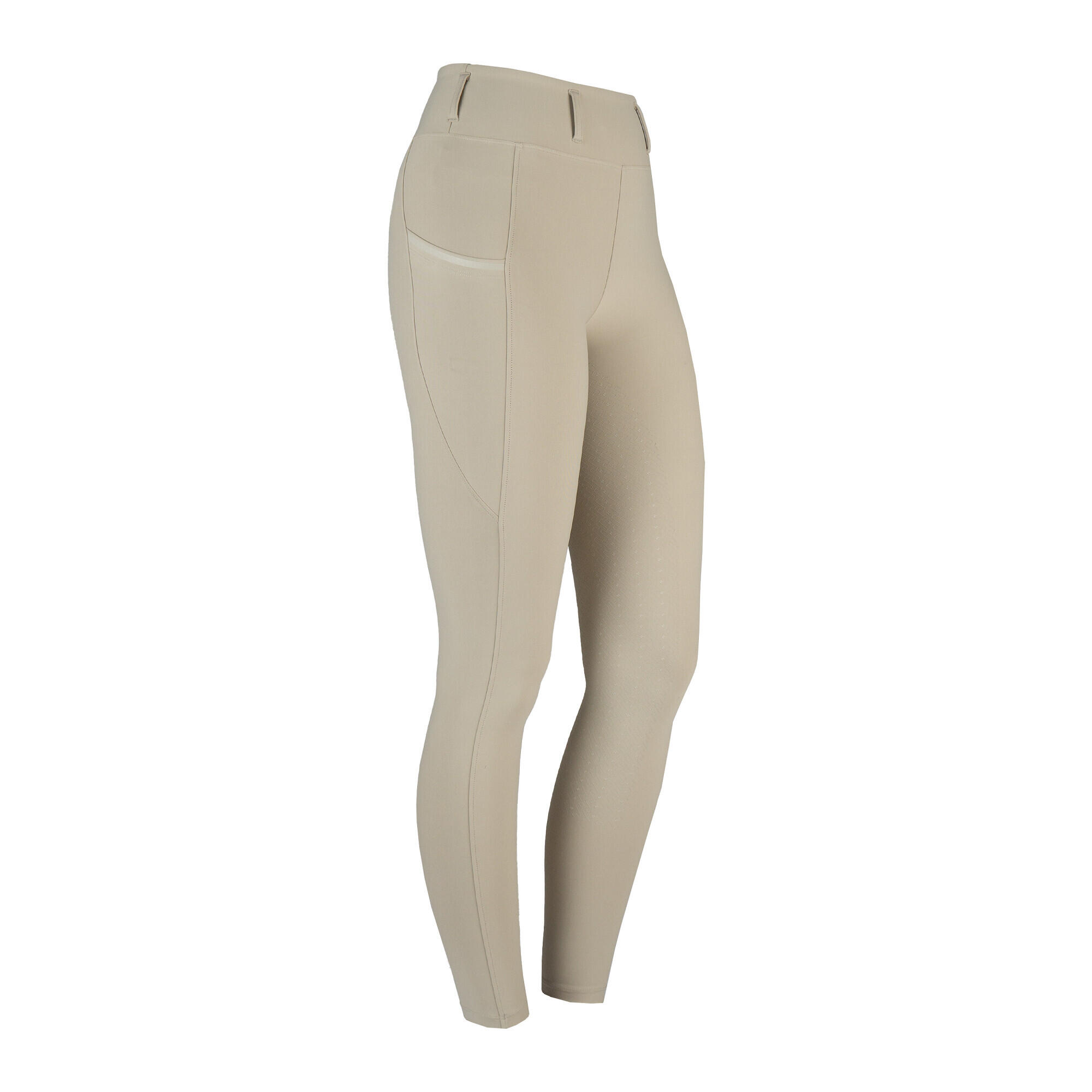Horka - Pantalon Équitation Full Grip Femme Horka Perfection Ep - Pantalon D'Équitation - Beige|blanc - Decathlon