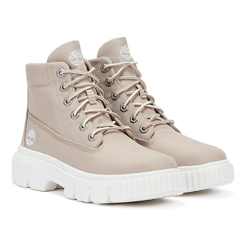 Timberland Greyfield Fabric Womens Beige Boots