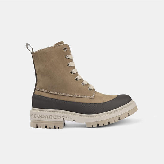 Stivaletti alte da donna in pelle