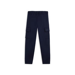 Pantalon cargo pour fille avec poches en coton extensible