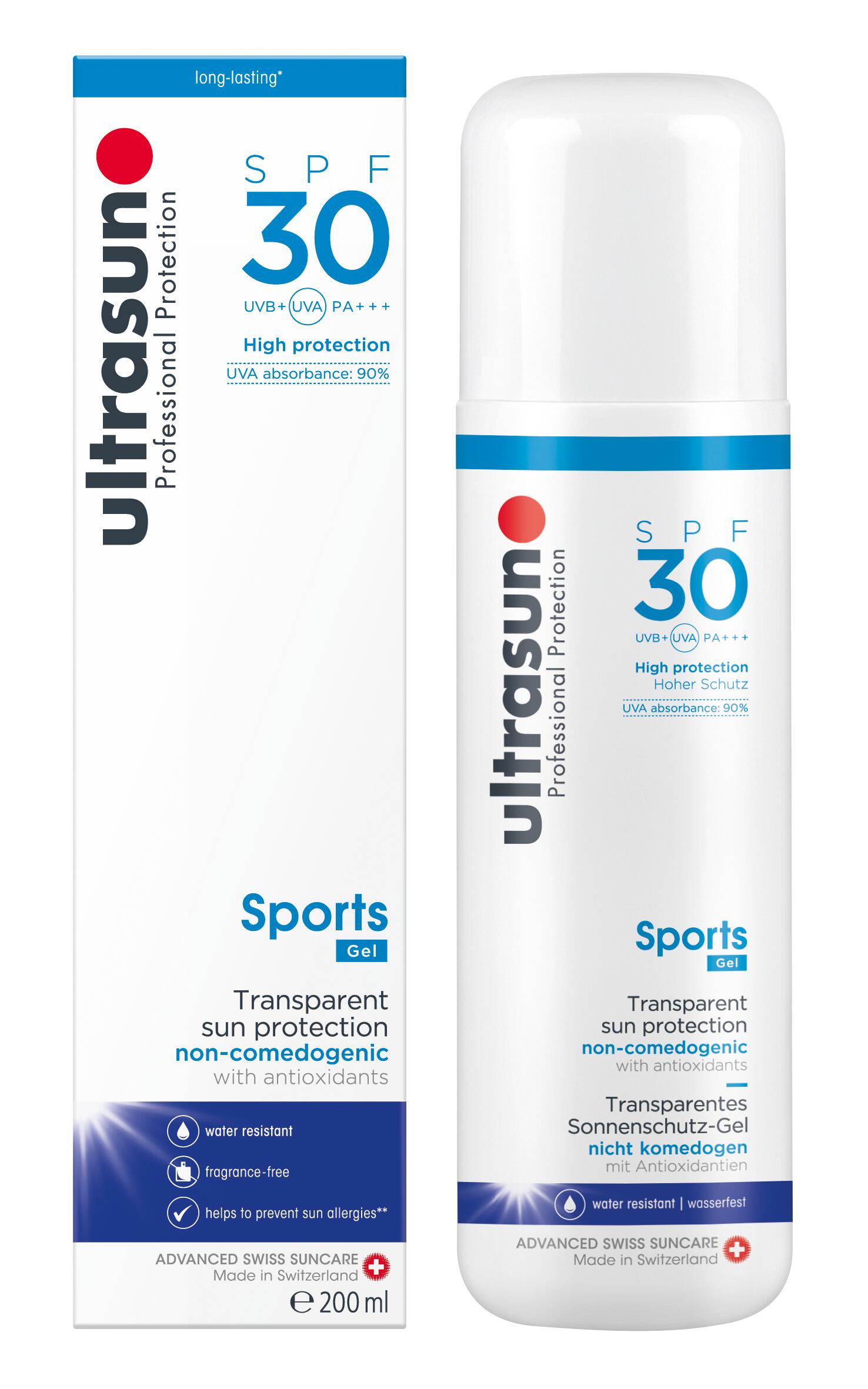 ULTRASUN Ultrasun – Sports Gel SPF30 200ml