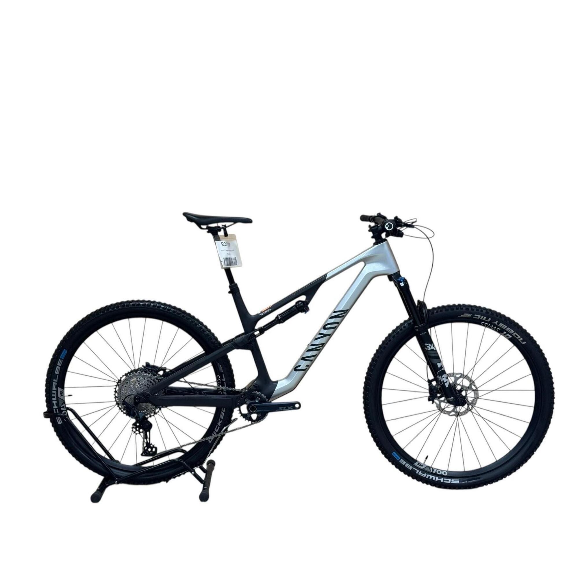 Canyon - Reconditionné - Vtt Canyon Neuron Cf 8 Slx - Comme Neuf - Vélo Tout Terrain - Gris|noir - Grand - Decathlon
