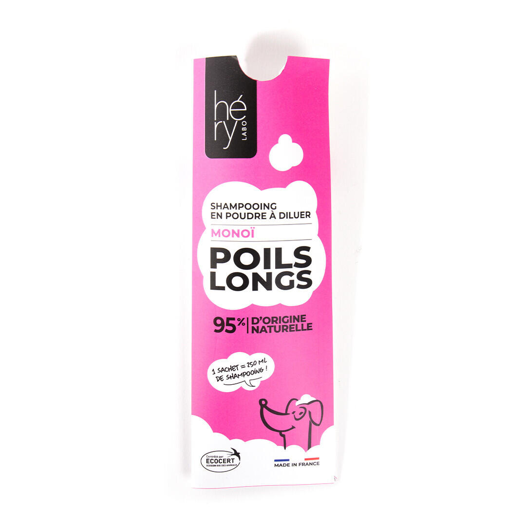 Shampoing pour chien poudre à poil long Héry 1/7