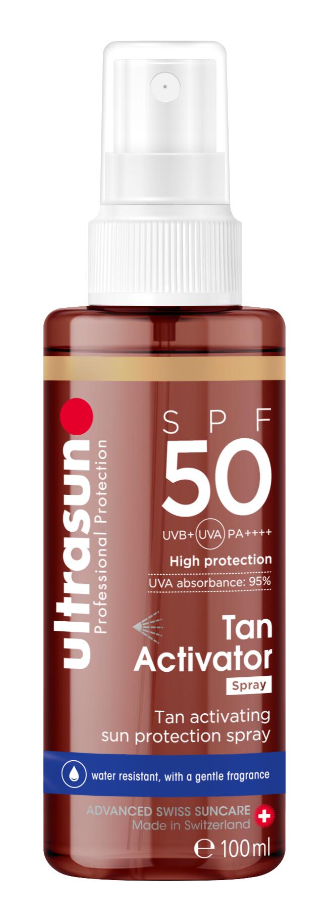 ULTRASUN Ultrasun – Tan Activator Spray SPF50 100ml