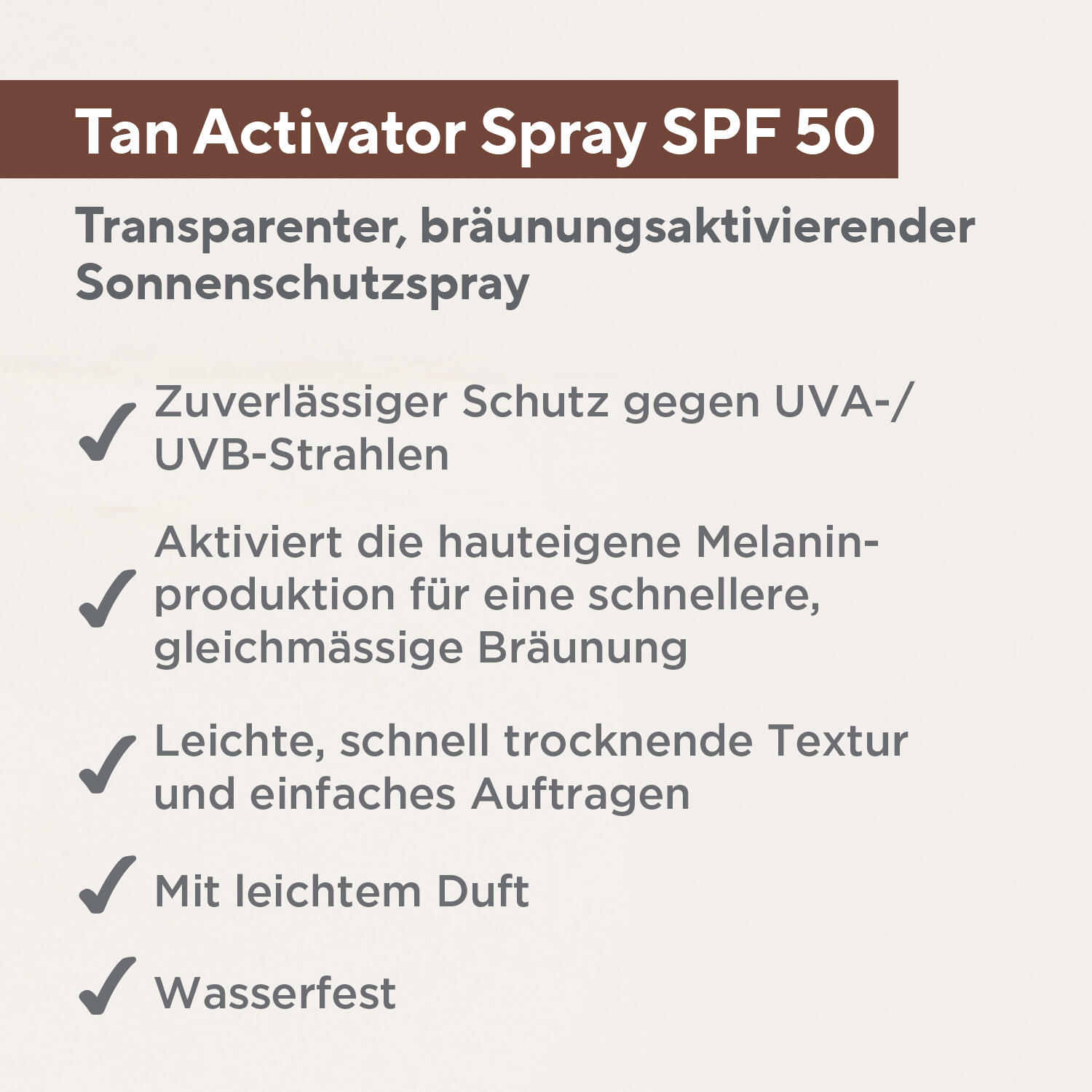 Ultrasun – Tan Activator Spray SPF50 200ml 3/3